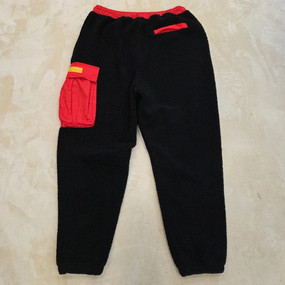 Air Jordan Essentials Mountainside Men's Statement Fleece Pants Black Sherpa XL